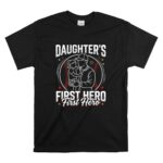 Daughters First Hero Baseball T Shirt 6.jpg