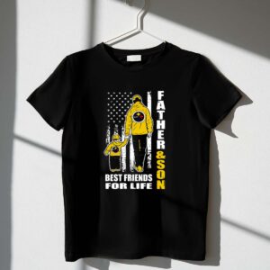 Father and Son Best Friends For Life Flag American 1 T Shirt.jpg