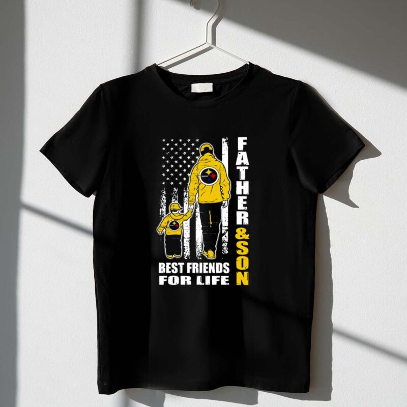 Father and Son Best Friends For Life Flag American 1 T Shirt.jpg