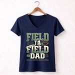 Field To Field Dad 5 Womens V Neck.jpg