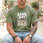 Game Day Baseball Dad Comfort Colors T Shirt 3.jpg