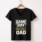 Game Day Football Dad 7 Womens V Neck.jpg