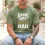 Game Day Football Dad Comfort Colors T Shirt 3.jpg