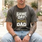 Game Day Football Dad Comfort Colors T Shirt 4.jpg