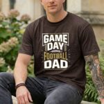 Game Day Football Dad Comfort Colors T Shirt 5.jpg