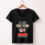 God First Family Second Then KC Chiefs Football 7 Womens V Neck.jpg