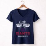 God First Family Second Then New York Giants Football 5 Womens V Neck.jpg