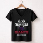 God First Family Second Then New York Giants Football 7 Womens V Neck.jpg