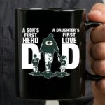 Green Bay Packer Dad a sons first hero a daughters first love 3 mug.jpg