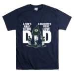 Green Bay Packer Dad a sons first hero a daughters first love T Shirt 7.jpg