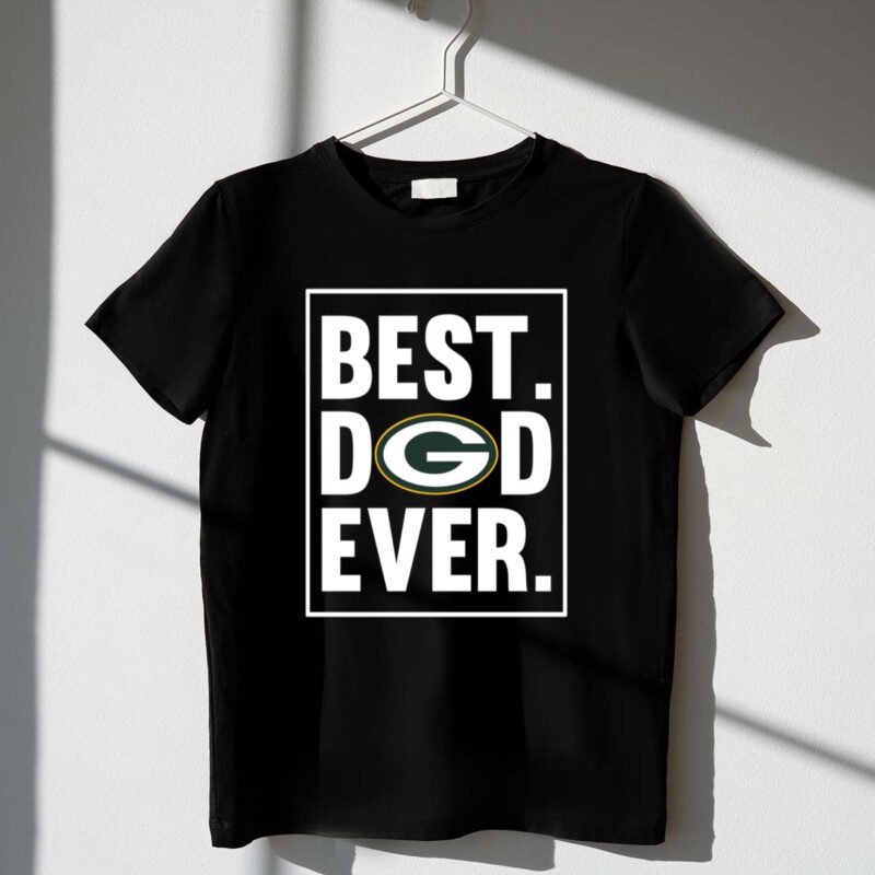 Green Bay Packers Best Dad Ever Fathers Day 1 T Shirt.jpg