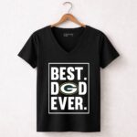 Green Bay Packers Best Dad Ever Fathers Day 7 Womens V Neck.jpg