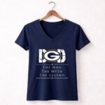 Green Bay Packers Dad The Man The Myth The Legend 5 Womens V Neck.jpg