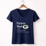 Green Bay Packers Like A Normal Dad But So Much Cooler 5 Womens V Neck.jpg