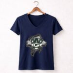 Green Bay Packers Super Dad Breaking 5 Womens V Neck.jpg