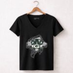 Green Bay Packers Super Dad Breaking 7 Womens V Neck.jpg