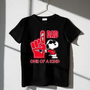 Happy Snoopy New England Patriot 1 DAD One Of A Kind 1 T Shirt.jpg