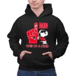 Happy Snoopy New England Patriot 1 DAD One Of A Kind 2 Hoodie.jpg