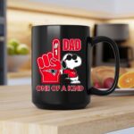 Happy Snoopy New England Patriot 1 DAD One Of A Kind 2 mug.jpg