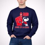 Happy Snoopy New England Patriot 1 DAD One Of A Kind 3 Sweatshirt.jpg
