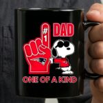 Happy Snoopy New England Patriot 1 DAD One Of A Kind 3 mug.jpg
