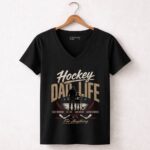 Hockey Dad Life 7 Womens V Neck.jpg