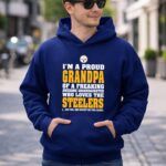 Im20A20Proud20Grandpa20Of20A20Freaking20Awesome20Granddaughter20Who20Loves20The20Steelers 8 Hoodie 1.jpg
