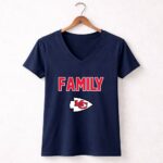Kansas City Chiefs Family 5 Womens V Neck.jpg
