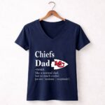 Kansas City Chiefs Like A Normal Dad But So Much Cooler 5 Womens V Neck.jpg