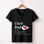 Kansas City Chiefs Like A Normal Dad But So Much Cooler 7 Womens V Neck.jpg