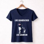 Kansas City Chiefs Like GrandFather Like GrandSon 5 Womens V Neck.jpg