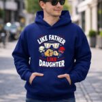 Like Father Like Daughter Baseball 8 Hoodie.jpg