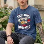 Like Father Like Daughter Baseball Comfort Colors T Shirt 8.jpg