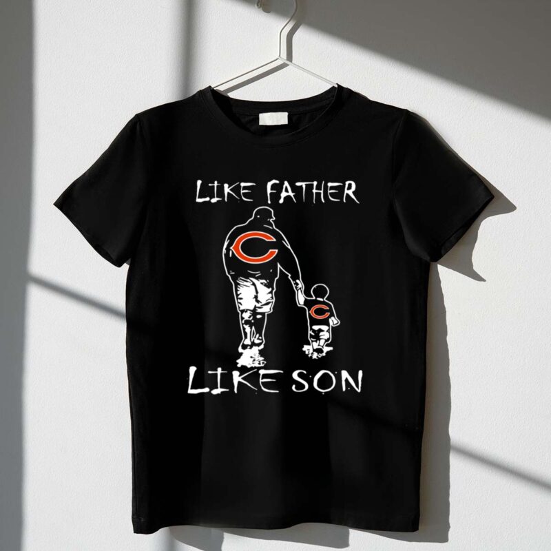 Like Father Like Son Chicago Bears Matching Outfits 1 T Shirt.jpg