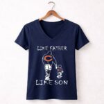 Like Father Like Son Chicago Bears Matching Outfits 5 Womens V Neck.jpg
