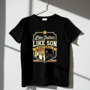 Like Father Like Son Football 1 T Shirt.jpg