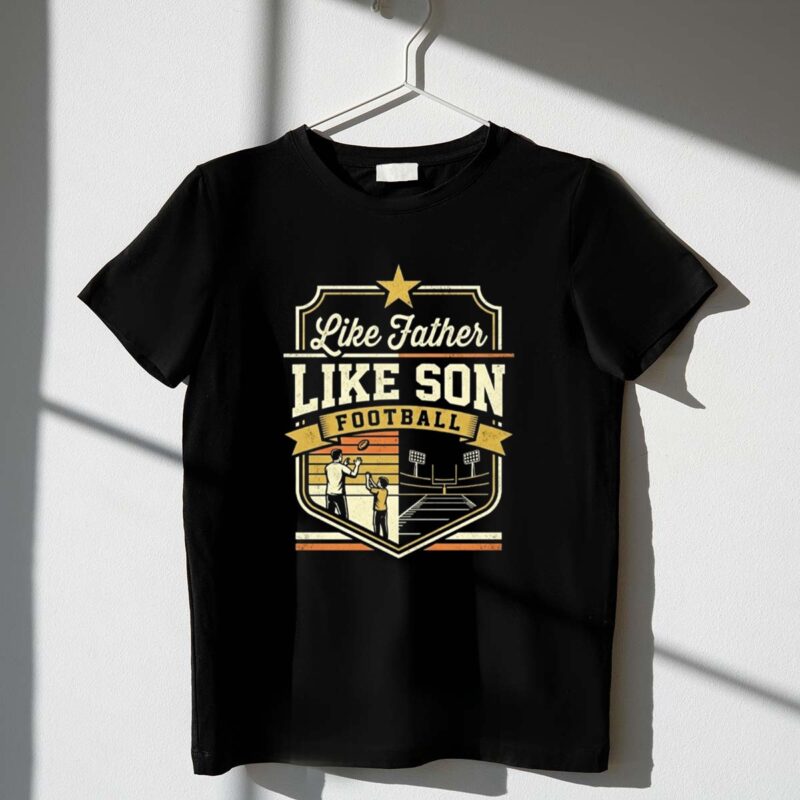 Like Father Like Son Football 1 T Shirt.jpg