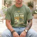 Like Father Like Son Football Comfort Colors T Shirt 3.jpg