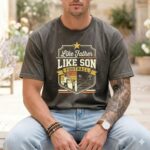 Like Father Like Son Football Comfort Colors T Shirt 4.jpg