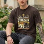 Like Father Like Son Football Comfort Colors T Shirt 5.jpg