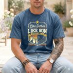 Like Father Like Son Football Comfort Colors T Shirt 6.jpg