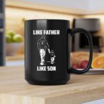 Like Father Like Son Oakland Raiders Fan 2 mug.jpg
