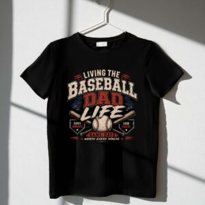 Living The Baseball Dad Life Game Days 1 T Shirt.jpg