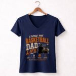 Living The Basketball Dad Life 5 Womens V Neck.jpg