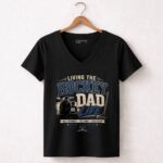 Living The Hockey Dad Life 7 Womens V Neck.jpg