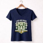 Loud And Proud Sports Dad 5 Womens V Neck.jpg