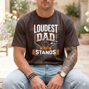 Loudest Dad In The Stands Comfort Colors T Shirt 1.jpg