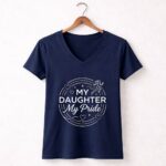 My Daughter My Pride Sports 5 Womens V Neck.jpg