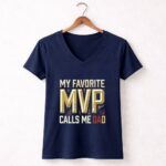 My Favorite MVP Calls Me Dad 5 Womens V Neck.jpg