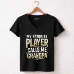 My Favorite Player Calls Me Grandpa 7 Womens V Neck.jpg